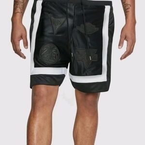 Nike Air Jordan Sport DNA Diamond Basketball Shorts Size XL In Black & White